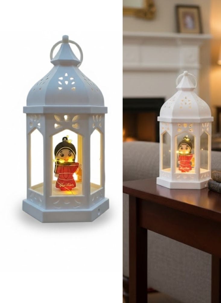 Premium White Ramadan Hanging Ornament with Islamic Decoration - Image 1